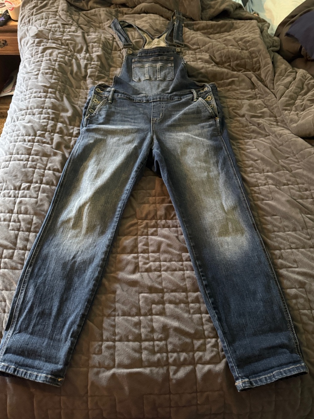 Torrid Dark Wash Denim Overalls Jumpsuit